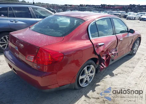2003 Infiniti G35 Luxury Leather z USA, uszkodzony, nr VIN JNKCV51EX3M020127